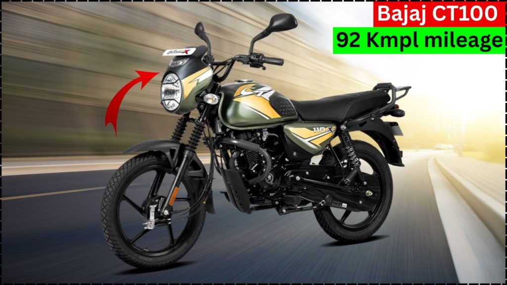 Bajaj CT100, Affordable Mobility with Impressive 92 Kmpl Mileage
