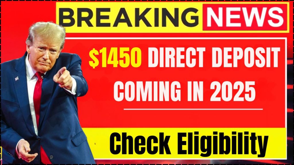 $1450 Direct Deposit Coming in 2025