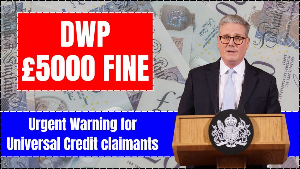 DWP £5000 FINE