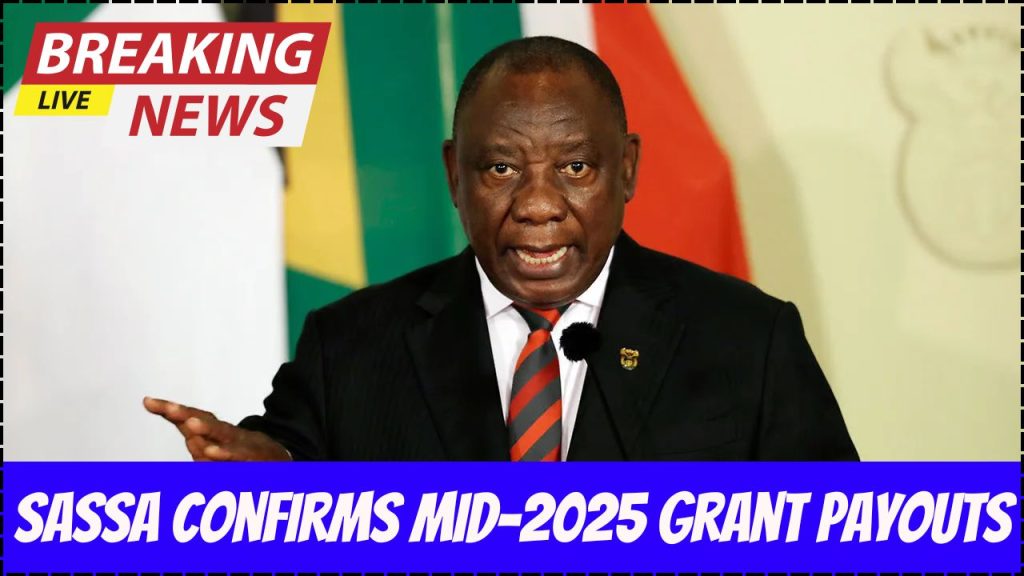 SASSA Confirms Mid-2025 Grant Payouts
